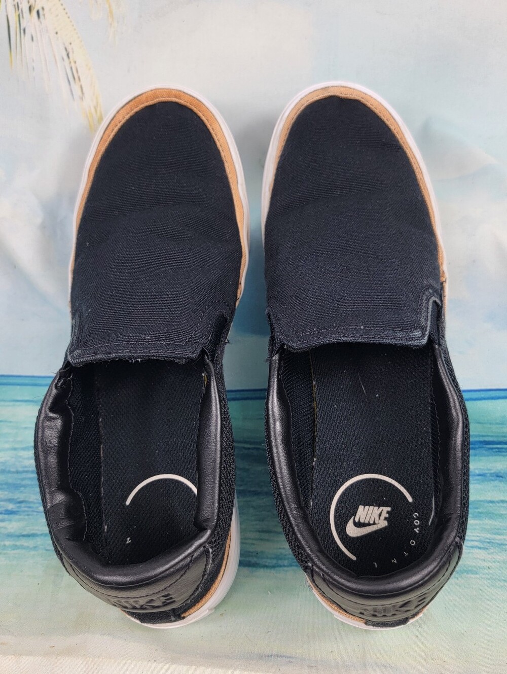 Nike Court Legacy Slip-On Sneakers Womens 9 - Picture 5 of 9